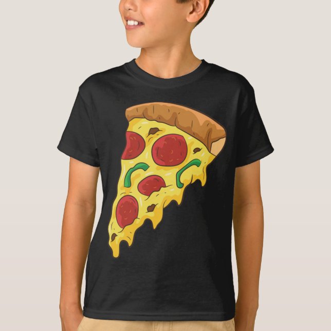 Camiseta Pizza Love Pizza Amplia Pizza Encantada Pizza Ital (Frente)