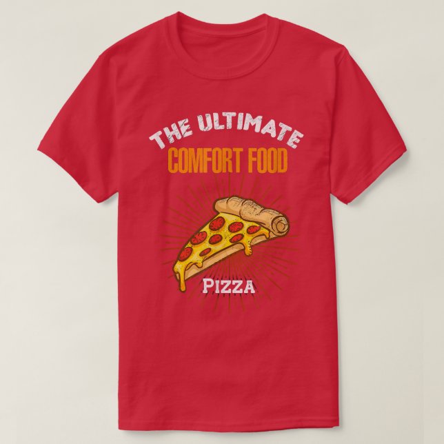 Camiseta Pizza Lover Comfort Comida Funny Fast Comida Lover (Frente do Design)