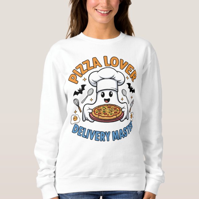 Camiseta Pizza Lover – Delivery Master Ghost Chef (Frente)