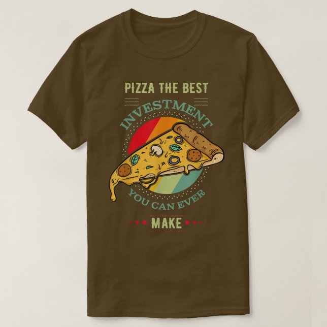 Camiseta Pizza Lover E Malhação De Pizza Para Pizza De Bitm (Frente do Design)
