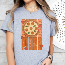 Camiseta Pizza Lover, Pizza Engraçada, Retro Pizza
