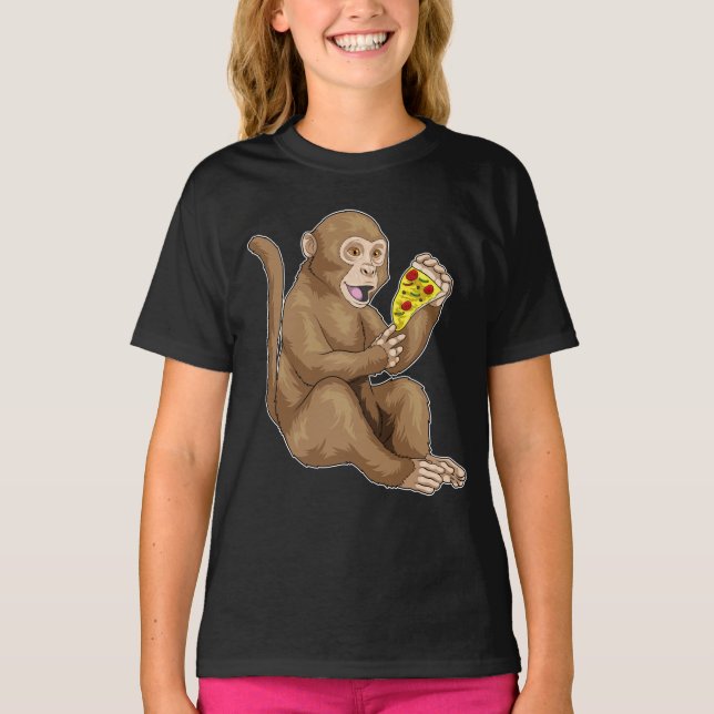 Camiseta Pizza Macaco (Frente)