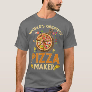 Camiseta Pizza Maker Mundos com Pizza Maior Pizza Maker