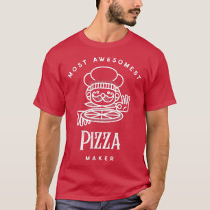 Camiseta Pizza Maker Pizzeria Chef Cheesy Comida rápida