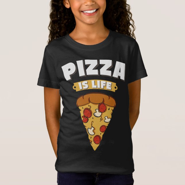 Camiseta Pizza Makers Pizza É Festa De Pizza Da Vida (Frente)