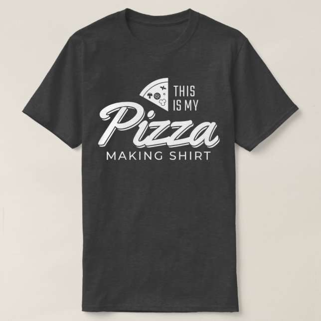Camiseta Pizza MakingPizza Lover (Frente do Design)