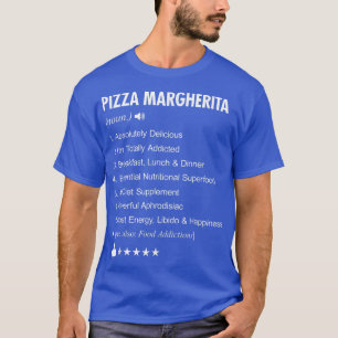 Camiseta Pizza Margherita Definição Significa Engraçada