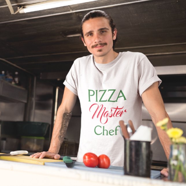 Camiseta PIZZA Master Chef Adulto (Criador carregado)