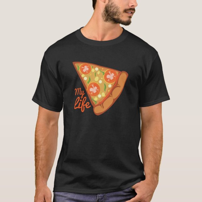 Camiseta Pizza Minha Vida (Frente)