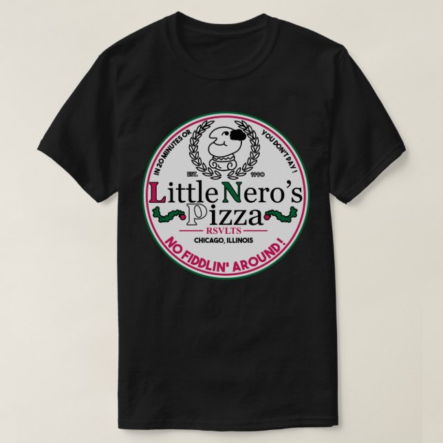 Camiseta Pizza Nero Ttle (Frente do Design)