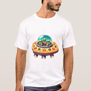 Camiseta Pizza OFO Invasão - Queijo Extra, Diversão Extra