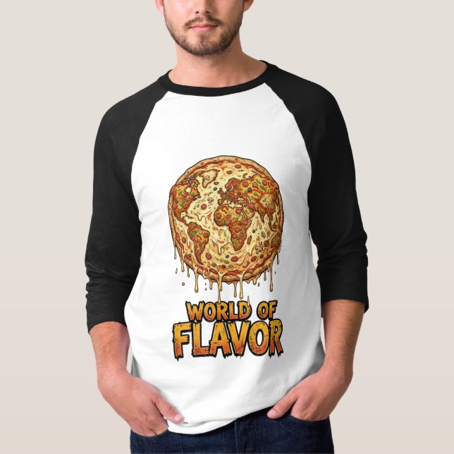 Camiseta Pizza Overload Planet (Frente)