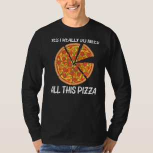 Camiseta Pizza Para Comida De Pizza Italiana Para Homens