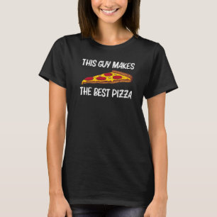 Camiseta Pizza Para Homens Pai Comida Italiana Pizza Pepper