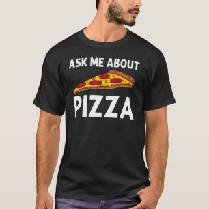 Camiseta Pizza Para Homens Pizza De Comida Italiana Peppero