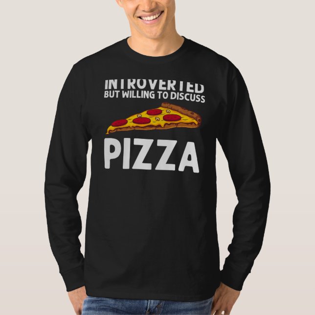 Camiseta Pizza Para Homens Pizza De Comida Italiana Peppero (Frente)