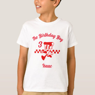 Camiseta Pizza Party Birthday Kids Tshirt