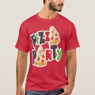 Camiseta Pizza Partyfunny Food Foodie Kids School Gift 2222