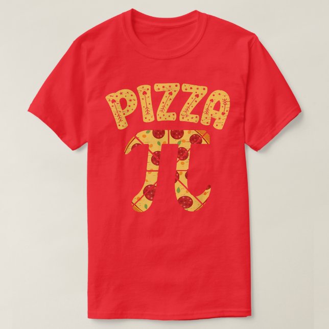 Camiseta PiZZA Pie Math Major Professor de Matemática Matem (Frente do Design)