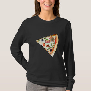 Camiseta Pizza Pie & Slice Pai E Son Matando Pizza Fathe