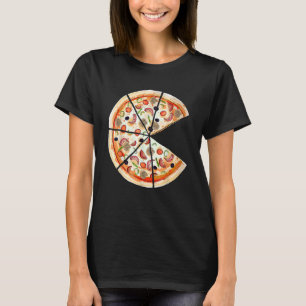 Camiseta Pizza Pie & Slice Pai E Son Matando Pizza Fathe