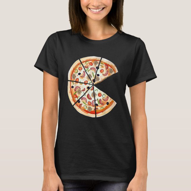 Camiseta Pizza Pie & Slice Pai E Son Matando Pizza Fathe (Frente)