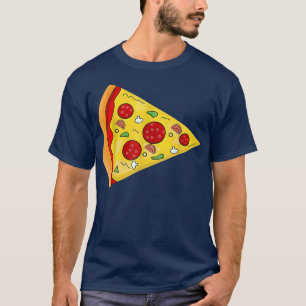 Camiseta Pizza Pie & Slice Pai E Son Matando Pizza Fathe