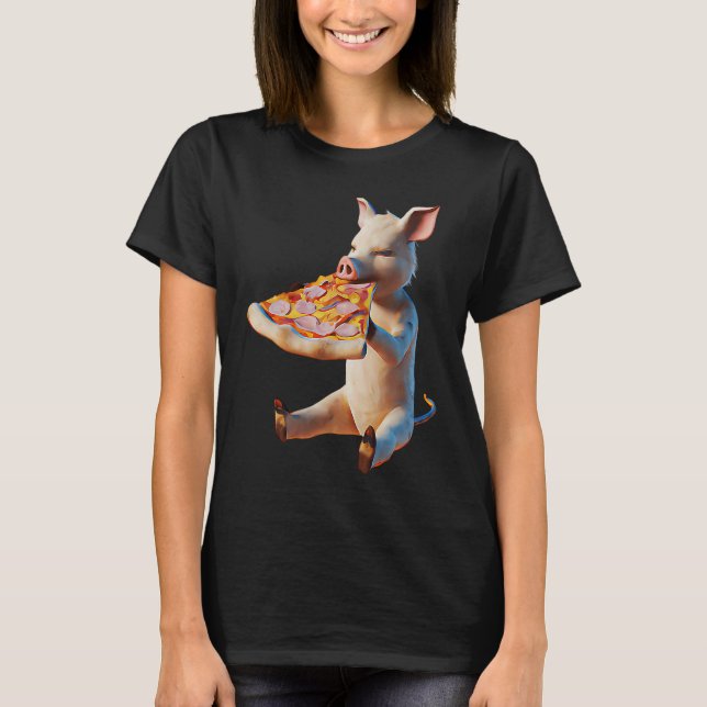 Camiseta Pizza Pig (Frente)