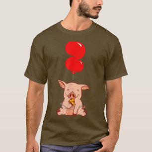 Camiseta Pizza Pig - segundo aniversário - Kids - Partido B