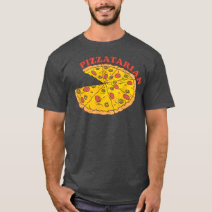 Camiseta Pizza Pizzatarian Fast Comida Engraçado Pizza Love