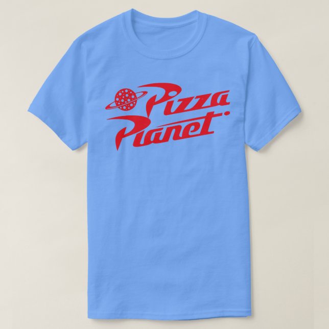 Camiseta Pizza Planet vintage (Frente do Design)