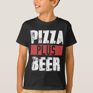 Camiseta Pizza Plus Bebê Festa de Álcool de Comida Rápida D