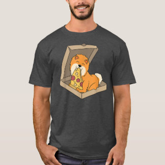 Camiseta Pizza Pomeranian Dog 4348