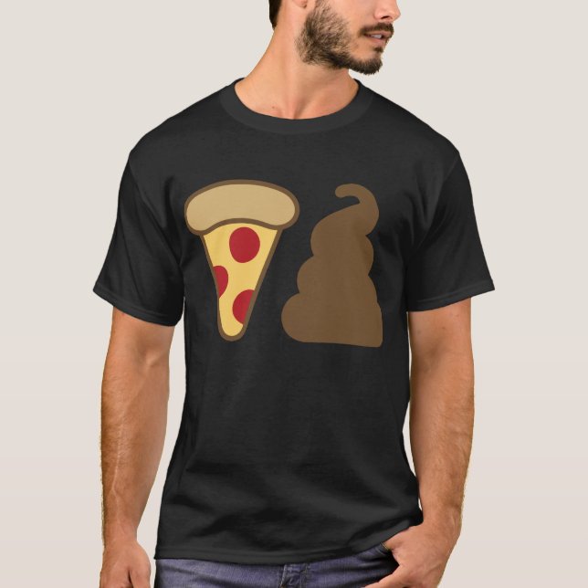 Camiseta Pizza Poop (Frente)