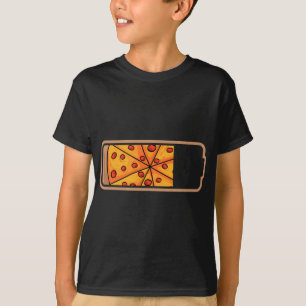 Camiseta Pizza Power Slice Battery Pizzeria Pizzaiolo Itali