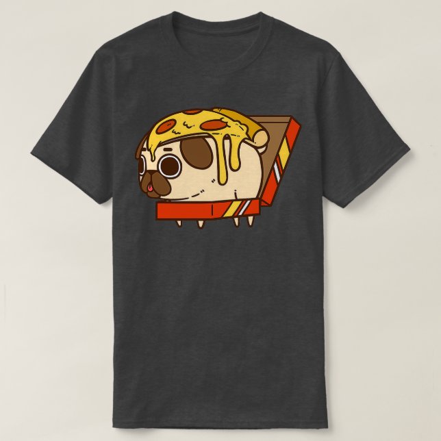Camiseta Pizza Pug (Frente do Design)