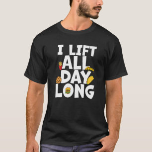 Camiseta Pizza rápida Taco Fries Burger Cookie Levanto Al