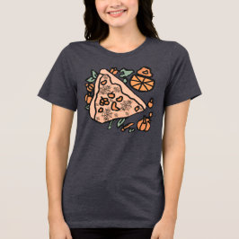 Camiseta Pizza retrô com torção de abóbora