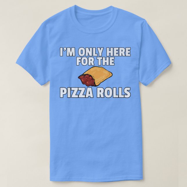 Camiseta Pizza Rolls Engraçado Cheese Snack 23604391 (Frente do Design)