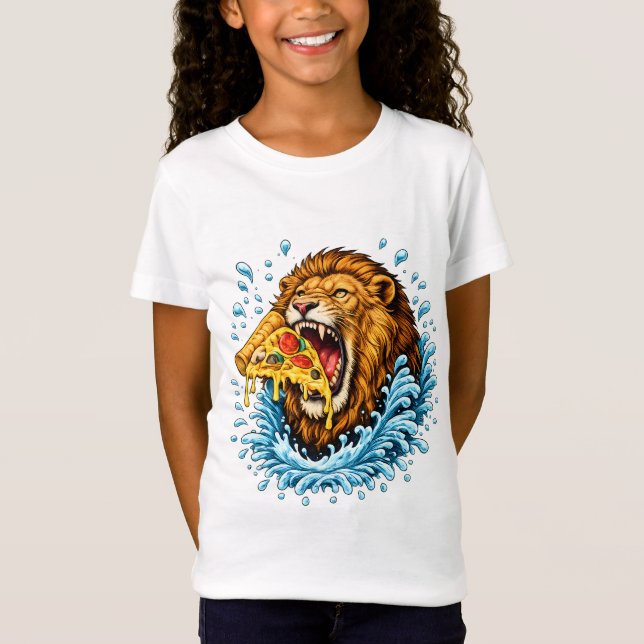 Camiseta Pizza Rugido (Frente)