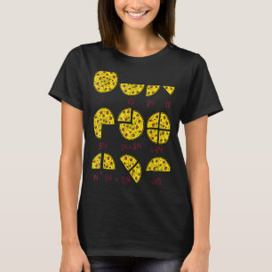 Camiseta Pizza Salami Queijo Matemático Rápido Teac