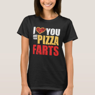 Camiseta Pizza Sayings Eu Te Amo E Deine Pizza