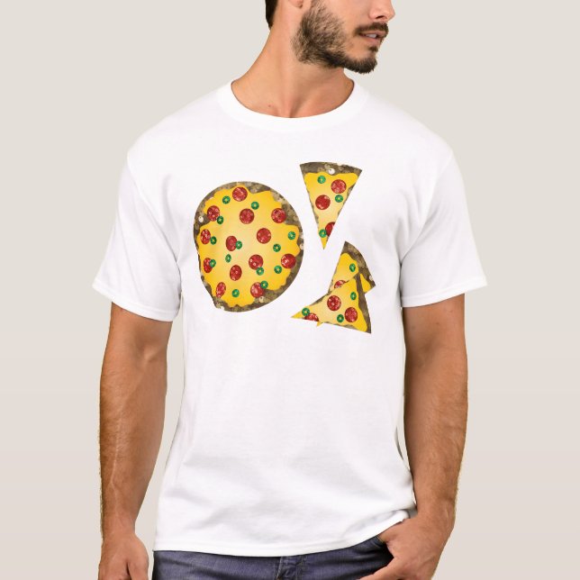 Camiseta pizza sequencial (Frente)