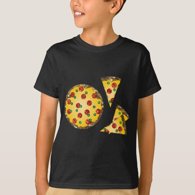 Camiseta pizza sequencial (Frente)