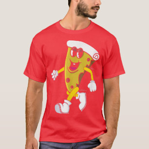 Camiseta Pizza Slice Está Correndo, Malhação Da Academia Ma
