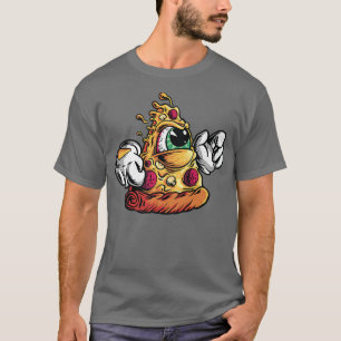 Camiseta Pizza Slice Monster Funny Pizza Love Pizzatarian 2