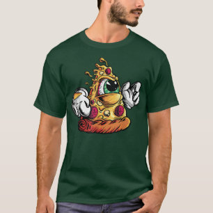 Camiseta Pizza Slice Monster Funny Pizza Love Pizzatarian 2