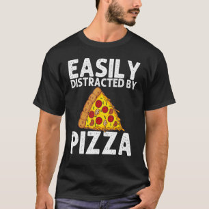 Camiseta Pizza Slice Para Homens Miúdas Pizza Pizza
