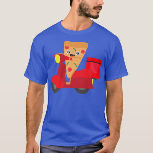 Camiseta Pizza Slice Patinete Pizza Entrega Presente