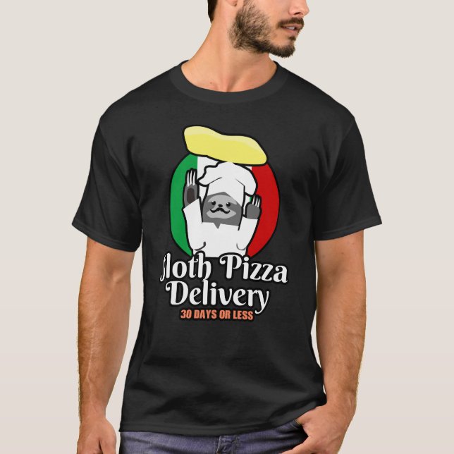 Camiseta Pizza Sloth (Frente)